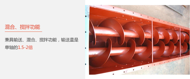 具有混合、攪拌功能，輸送量大